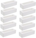 minkissy 10pcs Window Baking Boxes for Cookies and Snacks Compact Dessert Packaging for Parties Birthdays and Weddings