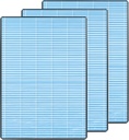 3II3 Replacement Room Air Conditioner Filters Fit for Vegebe C78