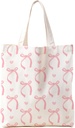 Coquette Pink Bows Preppy Canvas Tote Bag Aesthetic for Women, Pink Tote Bag, Coquette Bag, Preppy Stuff, Trendy Gifts for Women, Shopping Bags