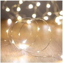 10Ft/30 LEDs Fairy,Starry , String Lights for Indoor&Outdoor Decoration Wedding Home Parties Christmas Holiday, Waterproof,Battery Operated.(Warm White)