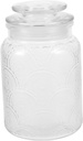Happyyami Small Mason Jars Snack Storage Canister Sealed Lid for Cereals Cookies Tea Dried Food