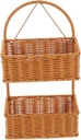 Hanging Woven Storage Basket Kitchen Decorative Organizer Wicker Laundry Basket 38