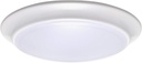 LIT-PaTH LED Flush Mount Ceiling Lighting Fixture, Dimmable 7 Inch 11.5W 900 Lumen, Aluminum Housing Plus PC Cover, Damp Location Rated for Bathroom, 3000K, 1-Pack