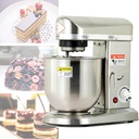 Commercial Kitchen Cake Mixer and Dough Mixer, Professional Stand Mixer, Commercial Food Mixer with Dough Hook, with Mixing Bowl, Beaters and Dough Hook(StainlessSteels,5L)