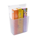 madesmart Over Door Wrap Organizer - Frost | CABINET COLLECTION | Aluminum Foil, Parchment and Kitchen Wrap Organizer | Soft-grip Hook | BPA-Free