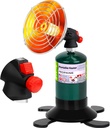 Portable Propane Heater for Camping, Outdoor Gas Space Patio Garage Heater, High Heat Output Big Heaters Foldable Tank Holder for Winter Tent Hiking Ice Fishing Hunting