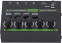 Stereo Line Mixer, Sound Mixer 4 Channel Independent Volume Control for Workshop