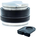 Evergreen Coffee | Espresso Accessories | 53mm Coffee Distributor & Tamper with Adjustable Height + Tamp Mat. Designed for Breville Barista Express Pro touch, BES870XL BES870BSXL BES78VSS BES880BSS