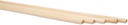 Split Wood Dowel Rods 18-inch x 1/2-inch, Pack of 25 Unfinished Fluted Birch Molding Trim for DIY & Dowel Feature Wall, by Woodpeckers