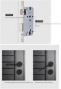 Mortice Lock Stainless Steel, 8550, 8560, 8545, 8540, 8535, 8530, 8525, 8520 Stainless Steel Lockbody Door Lock Box(8535)