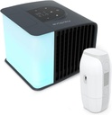 EvaSmart Portable Air Cooler Black and Mini Air Purifier EvaPure