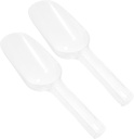 LIFKOME 2pcs Crushed Ice Scoop Pc Material Ice Cream Spoon Ergonomic Handle for Dried Fruit