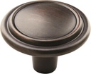 Amerock | Cabinet Knob | Oil Rubbed Bronze | 1-1/4 inch (32 mm) Diameter | Everyday Heritage | 1 Pack | Drawer Knob | Cabinet Hardware