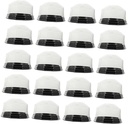 100pcs Multi-purpose Cake Containers Lids Moon Cake Cases for Slices Desserts
