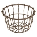 American Metalcraft WBBS Basket, Wire, Bronze, Small