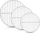 Herogo Round Baking Rack Set of 3, 10.6” & 9” & 7.6”, Stainless Steel Cooling Cooking Racks, Grill Steamer for Oven Pot Air Fryer Canning, Rust Free, Dishwasher Safe