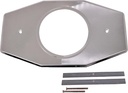 Westbrass A502-26 One-Hole Remodel Cover Plate for Moen and Delta Bathtub and Shower Valves, Polished Chrome