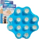 As Seen on Shark Tank Hair Shower Drain Hair Catcher, Hair Stopper Bathtub Drain Protector, & Catcher Drain Cover Alternative, Must-Haves HairyGrabster, 1 Pack, Blue