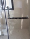 Bathroom Door Handle Sets Polished Finish Sliding Shower Glass Door Knobs Grab Bar Replacement Parts (Size : 275mm+475mm) ()
