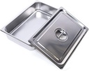 LOYALHEARTDY 4Pack 4" Deep Full Size Table Pan, Stainless Steel Hotel Pan Steam Table Pan with Lids Anti-Jam Hotel Food Pans
