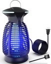 Bug Zapper Outdoor for Mosquito Flies - Waterproof Insect Killer Trap Lamp Electric 4200V Powerful Bug Zappers Indoor with LED Light for Patio Porch Garage Backyard & Home