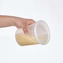 32oz Plastic Deli Containers, 240 Sets - Leakproof, Stackable, BPA Free, Microwavable, Freezer Safe