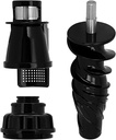 N85R Juicing Auger End Cap And Juice Screen Compatible For Omega Juicer Body Replacement Parts NC900HDC NC800HDS 8006 8005 8004 8003 Kitchen Tools Replacement Parts For Juicer Juice Extraction Network