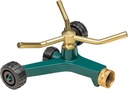 Orbit 58257N Lawn and Garden 3-Arm Metal Sprinkler with Wheel Base