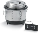 Vollrath 741101DW Mirage Silver 11 Quart Drop-in Induction Warmer