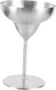 Cabilock Lorsià Cocktail Glasses Stemless Margarita Glasses Bar Goblet Stainless Steel Cup