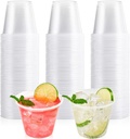 Lilymicky 300 Pack 9 oz Disposable Clear Plastic Cups, 9 Ounce Party Cups for Cocktail, Parties, Picnics, and Events