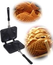 New Taiyaki Japanese Fish-Shaped Cake Waffle Pan Maker 2 Cast Korean Street Food