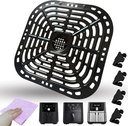 6QT Air Fryer Crisping Plate for Instants Pot Vortex Plus 6QT XL Air Fryer, Updated Air Fryer Grill Plate Pan Rack Tray Insert Grate Grid Shelf for 6QT Instants Air Fryers, Dishwasher Safe