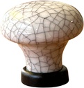 Vintage Ceramic Drawer Pull Knob Ceramic Knob in Crackle for Decorative Knobs, Pack of 6 (37mm/1.46", Beige)