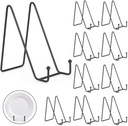 10 Metal Display Stands, Tabletop Plate Holders For Art, Photos, And Collectibles
