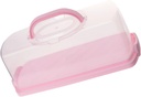 Portable Bread Box Lid Handheld Loaf Cake Keeper for Outdoor Picnics and Parties Plastic Bread Container
