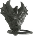 Door Knocker Door Knocker Vintage Dragon Head Door Knock Front Door Door Handle for Yard Farmhouse Cast Iron Door Ring Knocker Unique