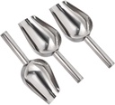 IMIKEYA Food Grade Stainless Steel Ice Scoop and Grain Shovel Sturdy for Ice Candy Nuts Beans Flour for Home and Events