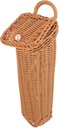 Woven Cutlery Wall Holder Basket for Kitchen and Bathroom Storage Rustic Design Multi-purpose Hanging Organizer for Spoons Chopsticks and More and Stylish Home