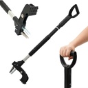 FGstyle Weed Puller Tool, Gardening Stand-Up Weeder Puller with Ergonomic 39.5" Long Handle and 4 High-Strength Stainless Steel Claws, Easily Weeds Without Bending, Pulling, or Kneeling（Black）