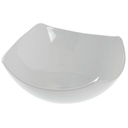 American Metalcraft SQND15 Bowls, 14.375" Length x 14.375" Width, White