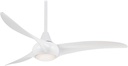 52" Minka Aire Light Wave White Ceiling Fan with Remote Control