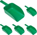 Remco 6500X Color-Coded Plastic Hand Scoop - BPA-Free, Food-Safe Scooper, Commercial Grade Utensils, Restaurant, and Food Service Supplies, Extra Large 82 Ounce Size, Green (Pack of 5)