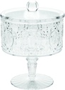 Baci Acrylic Cookie Jar, Transparent, Small