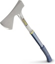 ESTWING Camper's Axe - 26" Wood Splitting Tool with All Steel Construction & Shock Reduction Grip - E45A