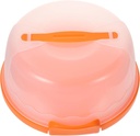 Portable Transparent Plastic Cake Box Buckle Lock Food Safe Cake Packing Container Material Easy Transport