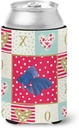 Caroline's Treasures CK5481CC Veiltail Goldfish Love Can or Bottle Hugger, Red Cooler Washable Drink Sleeve Collapsible Beverage Insulated Holder, Can Hugger, Multicolor