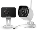 Zmodo Cameras for Home Security (Indoor & Outdoor Camera Bundle), 1080p HD, IP Camera Wireless WiFi, Motion Detection, Two-Way Talk, Night Vision, Remote View, Cloud Service, Work with Alexa/Google