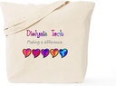 CafePress Dialysis III Tote Bag Reusable Natural Beige Canvas Shopping Bag