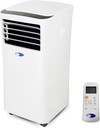 Whynter Portable Air Conditioner 10,000 BTU with Dehumidifier & Cooling Fan for 300 Sq. Ft. Rooms, Includes AC Unit Window Kit, ARC-102CS (7,000 BTU SACC), White